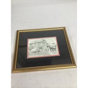 Robinson Winchester Farm (Marlboro, Vermont) Pencil Drawing By Jim Lucy